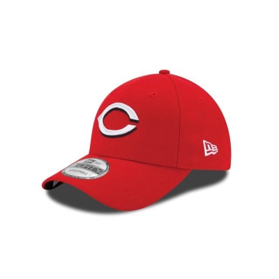 Red Cincinnati Reds Hat - New Era MLB The League 9FORTY Adjustable Caps USA0923748